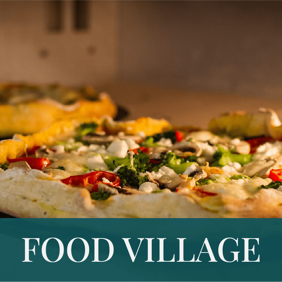 Food vendors and local cuisine at the CreateFest Food Village